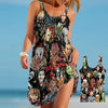 Horror Lover Beach Dress Allover Print SKU0655