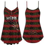 Horror Lover Spaghetti Strap Summer Dress SKU0670