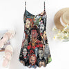 Horror Lover 2 Spaghetti Strap Summer Dress